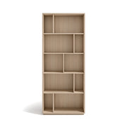 Libreria Herdasa effetto noce chiaro 191x80x32