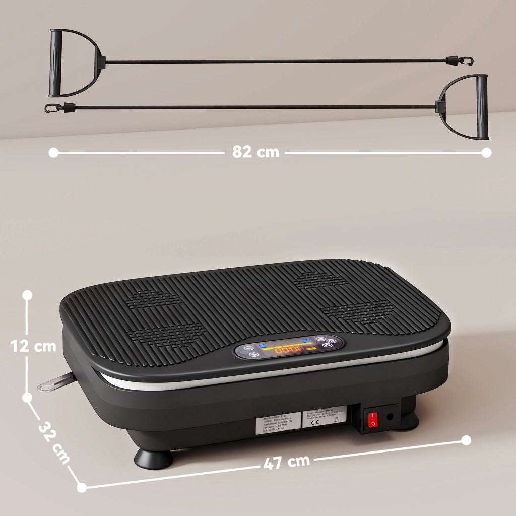 Piattaforma Vibrante ¨C Minimal ¨C 99 Velocit¨¤ 3 Programmi Bluetooth LED Telecomando