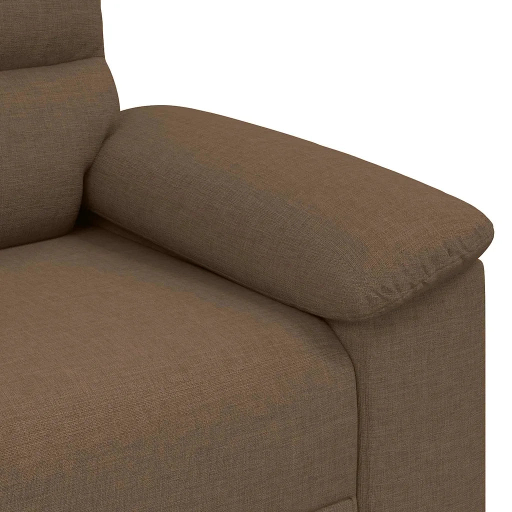 Divano a 2 Posti Marrone 160x81x84 cm in Tessuto 4105301