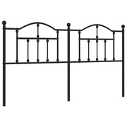 Testiera-Testata del letto in Metallo Nero 180 cm