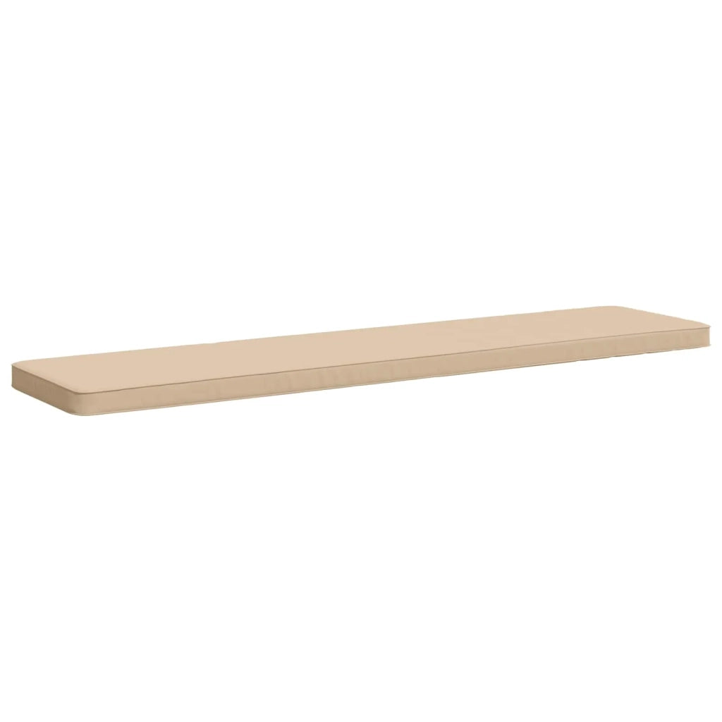 Cuscini per Panchina a 2 Pezzi VUGHT 2 pz 100% Poliestere Crema 951481