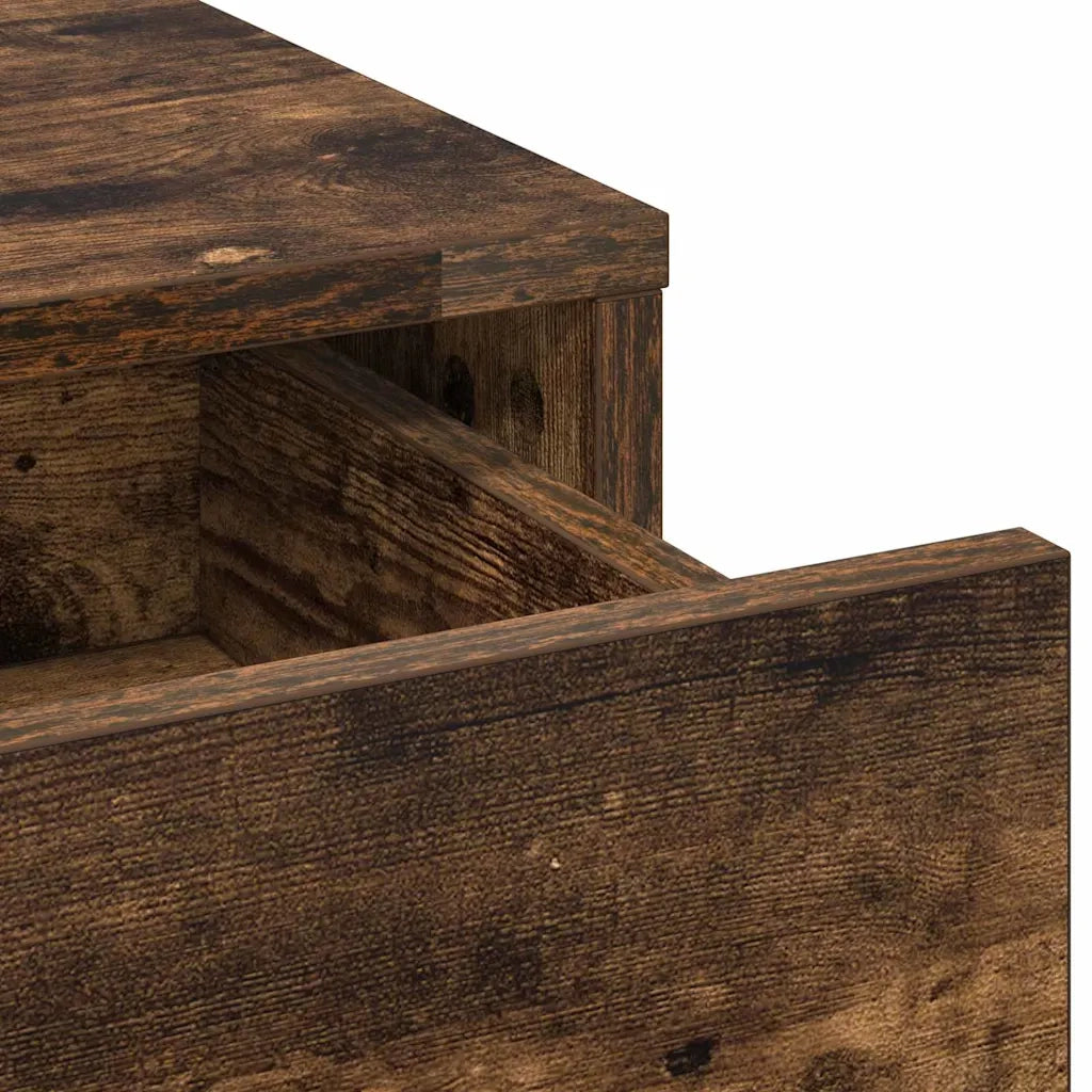 Credenza Rovere fumé 40 x 40,5 x 135 cm Legno multistrato 865077