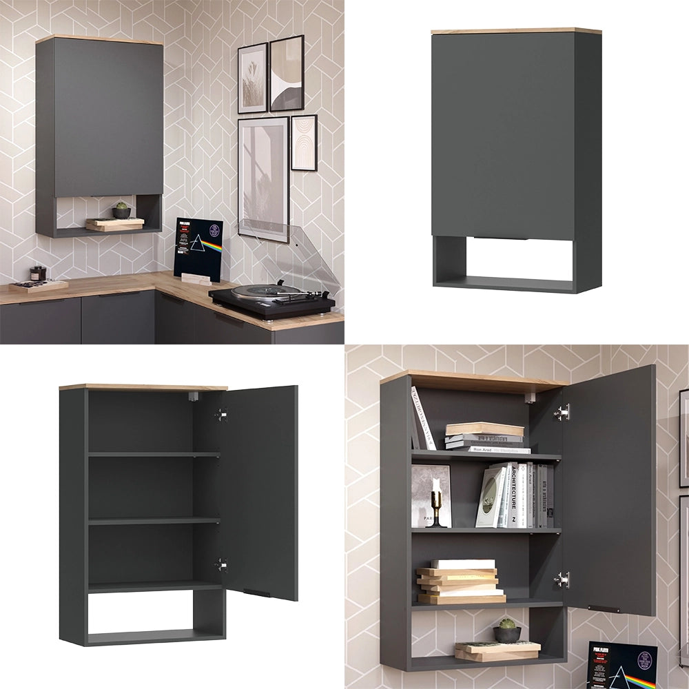 Vicco Credenza Antracite con porta
