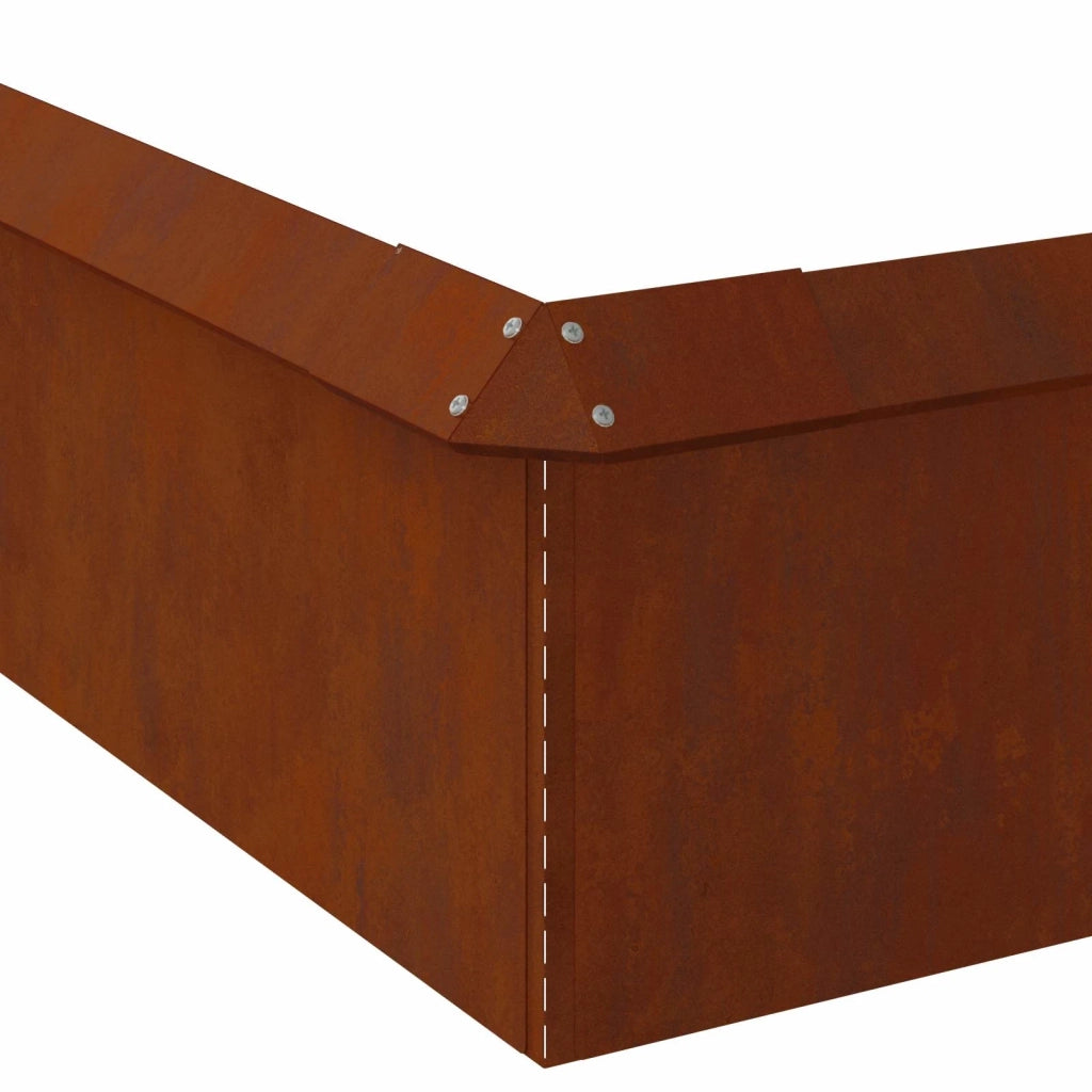 Recinzioni per lumache 20 pcs Ruggine 874887