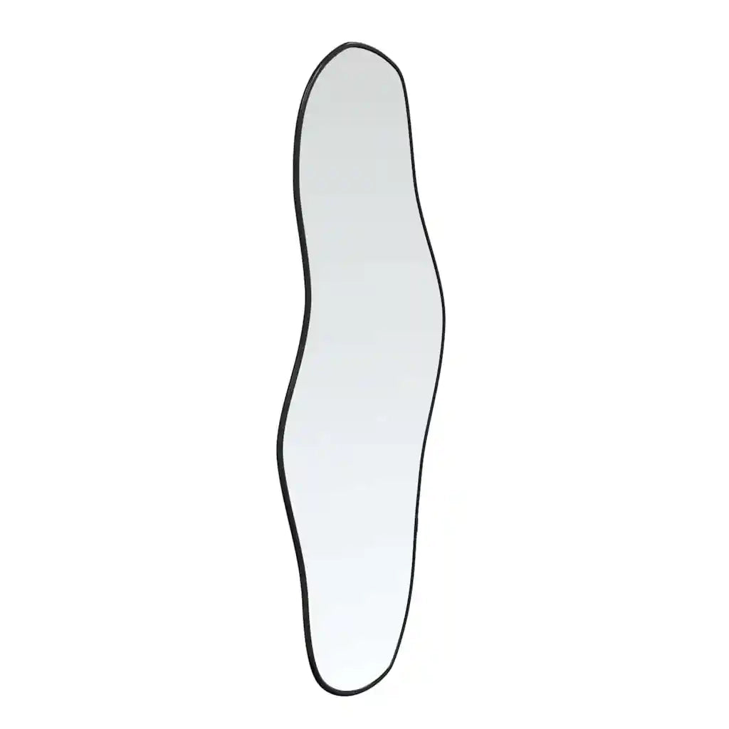 Specchio da Parete | Specchio decorativo Nero 90x40 cm