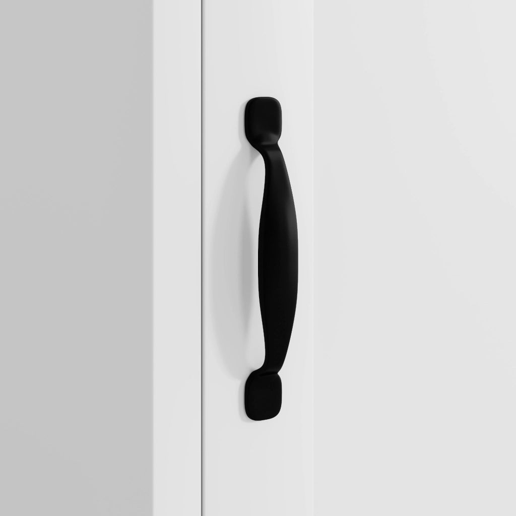 ARMADIO bagno 56 x 25,6 x 167 cm MDF bianco con 3 cassetti