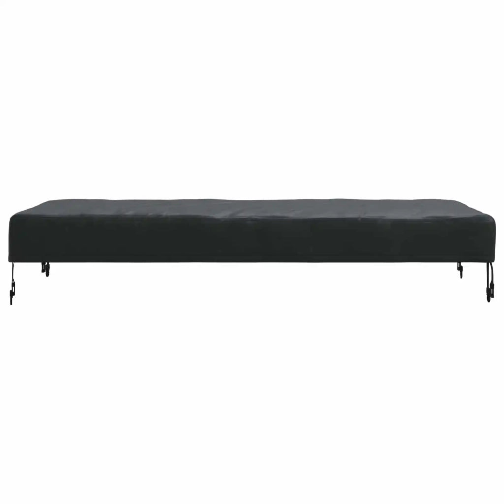 Copertura Tavolo Tinta unita Nero 152 x 92 x 15 cm Tessuto 4106101