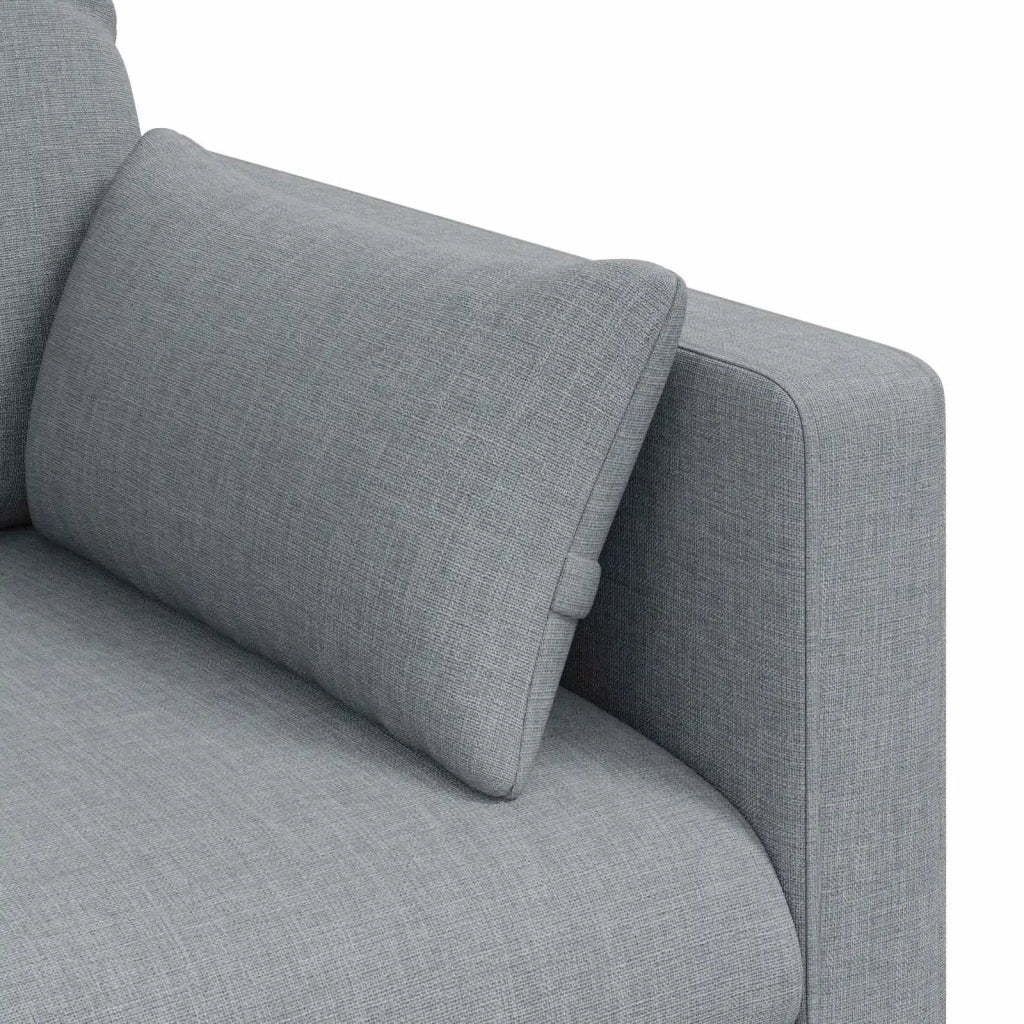 Divano Grigio chiaro 139 x 78 x 80 cm Tessuto 42024355