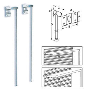 BLOCCA SERRANDA X TAPPARELLE LEGNO O METAL C/PLACC