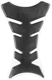 Panno di protezione per serbatoio di forma a scaglie di pesce, universale, autoadesivo, PET, nuovo, compatibile con motocicli giapponesi, dimensioni 18,2 x 11,5 cm.