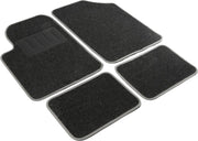 Set tappetini auto essential bordo grigio.