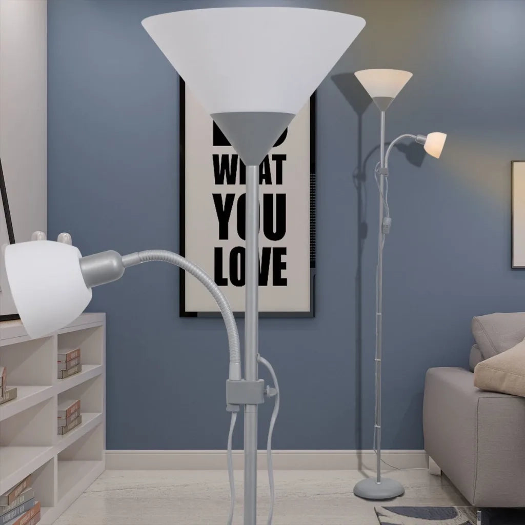 Lampada da Pavimento Grigia 242732