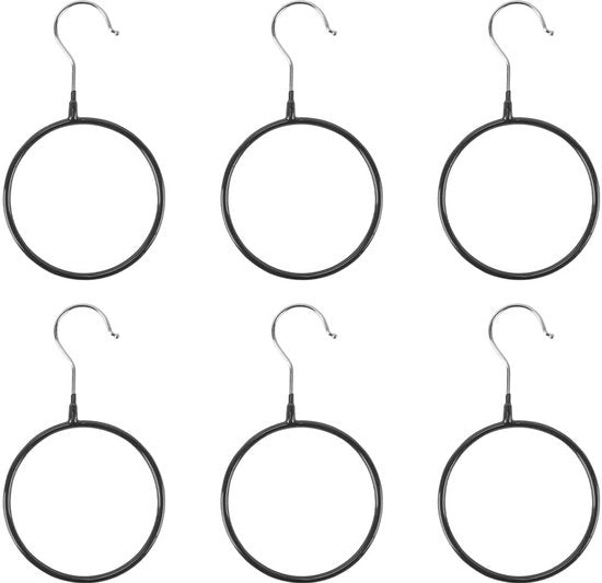 Hanger antiscivolo a 6 pezzi - 12x23 cm - Otre metallico