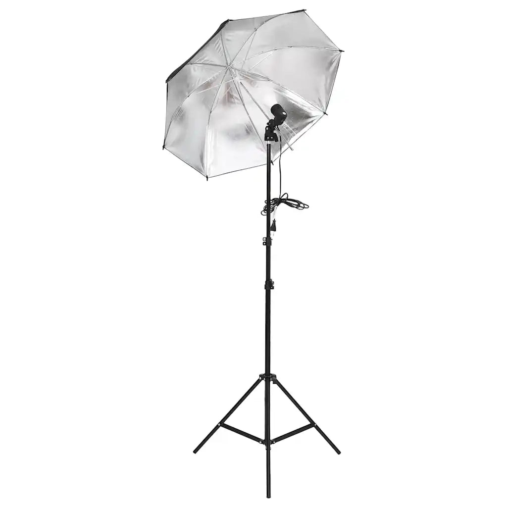 Kit per Studio Fotografico con Set Luci, Fondale e Riflettore 3094734