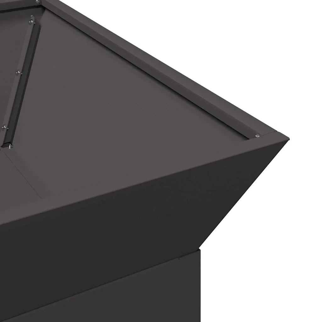 Focolare Nero 50 x 50 x 40 cm Acciaio 874581