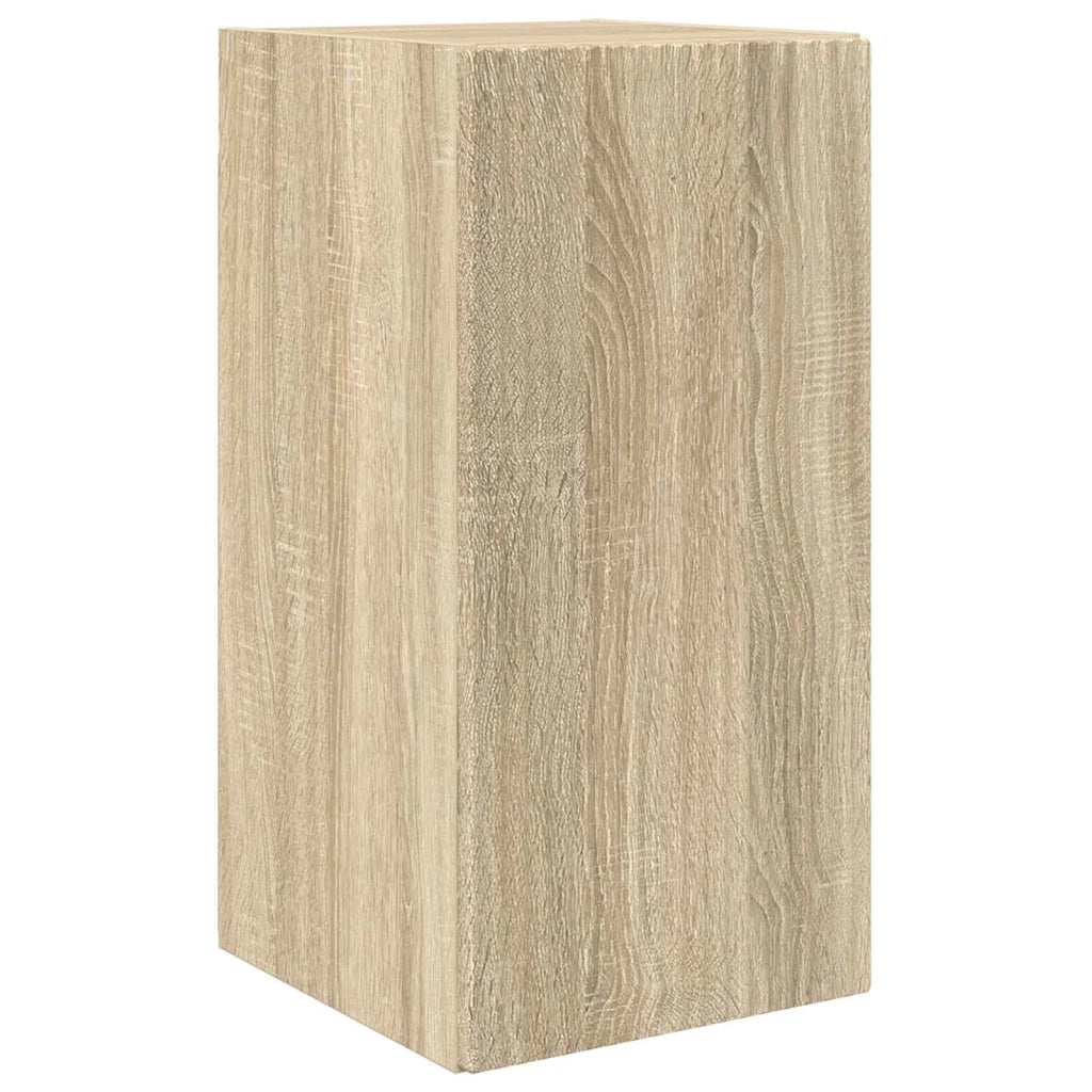 Set di Mobiletto da TV a Parete 4 pz | Armadietto TV | Mobile Porta TV Rovere Sonoma
