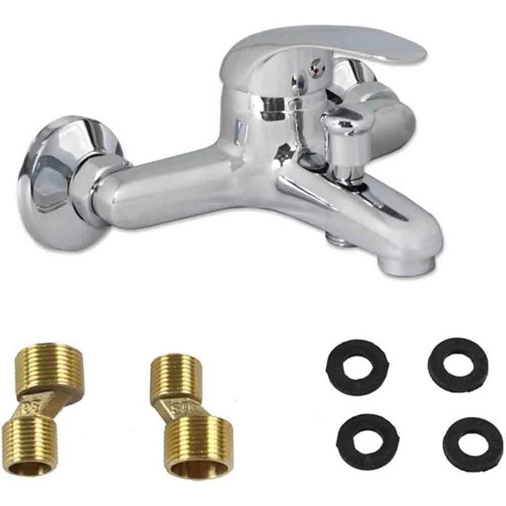 Miscelatore Rubinetto Monocomando Vasca Da Bagno Per Parete Attacco Doccia 52928