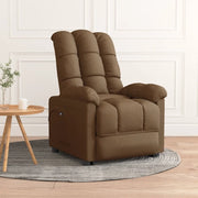 Poltrona Elettrica Reclinabile Marrone in Tessuto 3073752