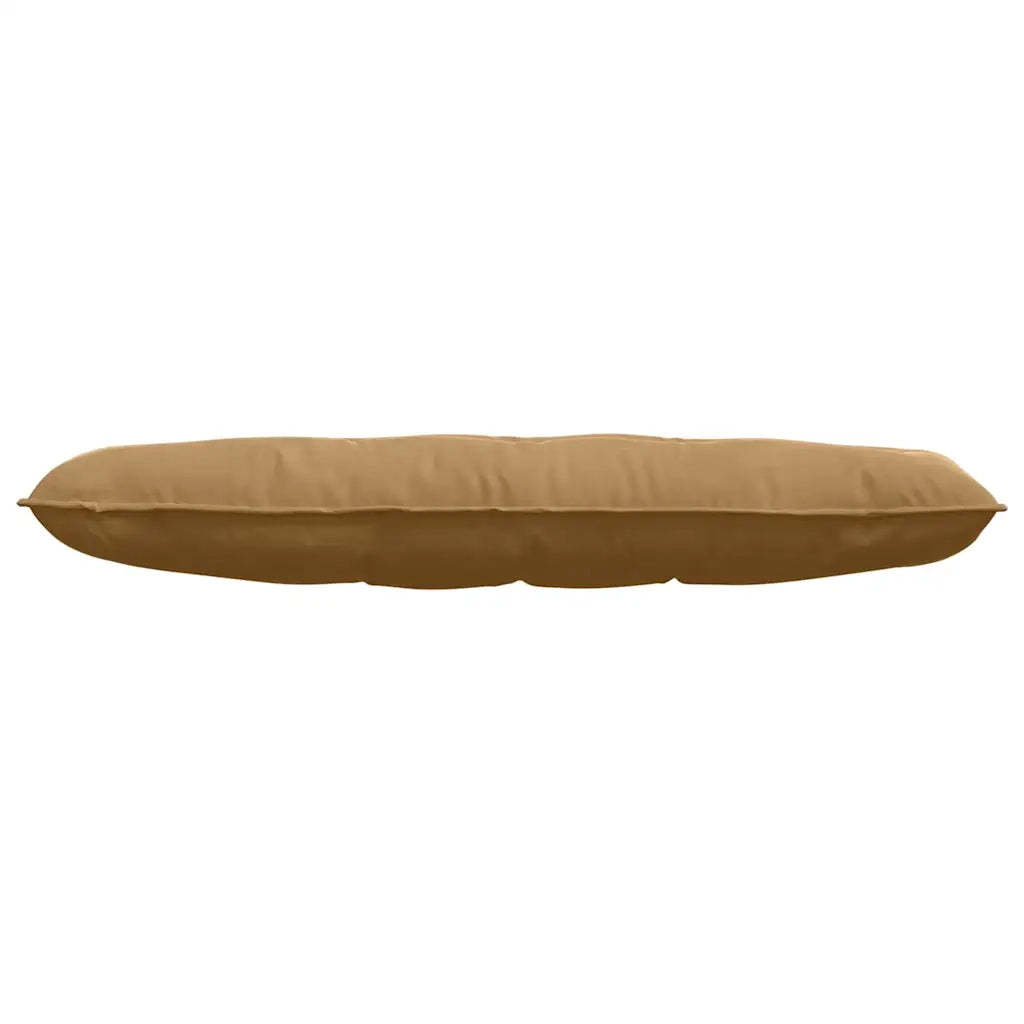 Cuscino per Schiena Marrone 140 x 50 cm Tessuto in Cords 42014855