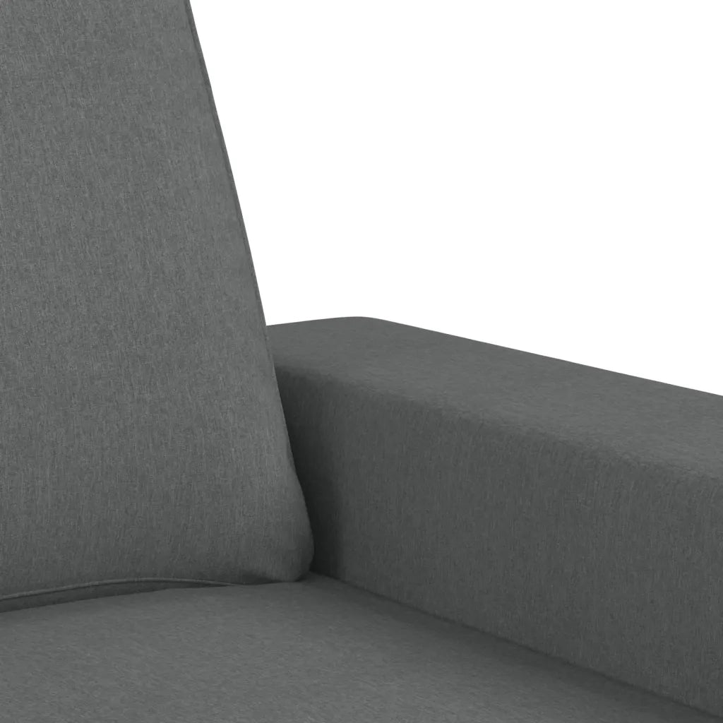 Divano a 2 Posti-Sofa 2 Posti Grigio Scuro 120 cm in Tessuto 254808