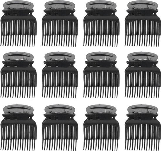 Clips per Rollatore per Capelli 12 pezzi Clips per Rollatore con Isolamento Termico Modelli per Capelli per Donne Ragazze - Protezione contro l'Isolamento Termico.