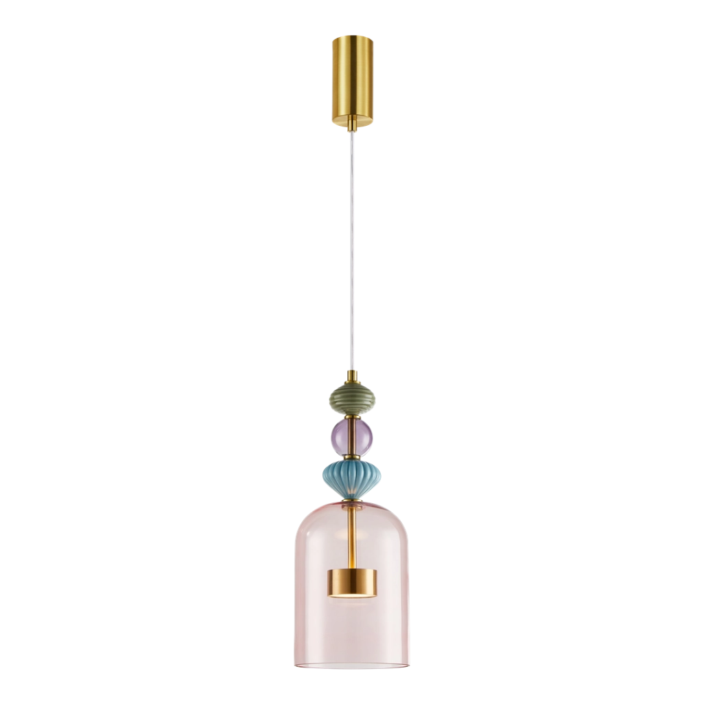 Lampada a sospensione Milagro Arte LED 12W Ø16 multicolor
