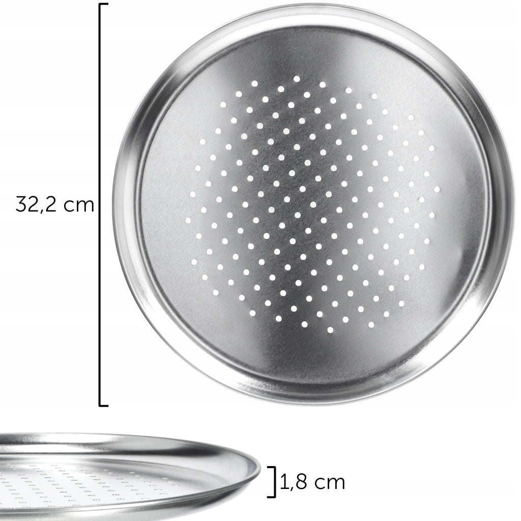 Teglia rotonda antiaderente per pizza KADAX, 32 cm