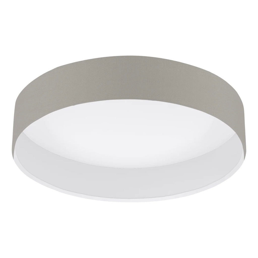 Plafoniera Moderna Pasteri Policarbonato Bianco 3 Luci Led 3,6W