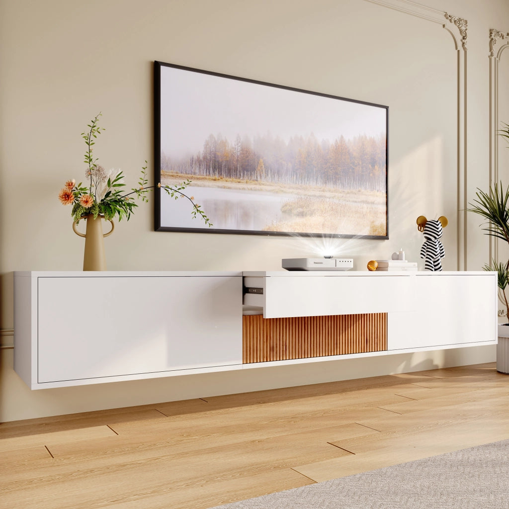 Mobile TV- design unico- supporta proiettore- 180x34x30 cm