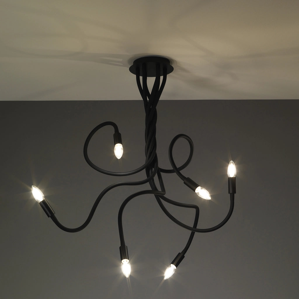 Lampadario ORIX nero