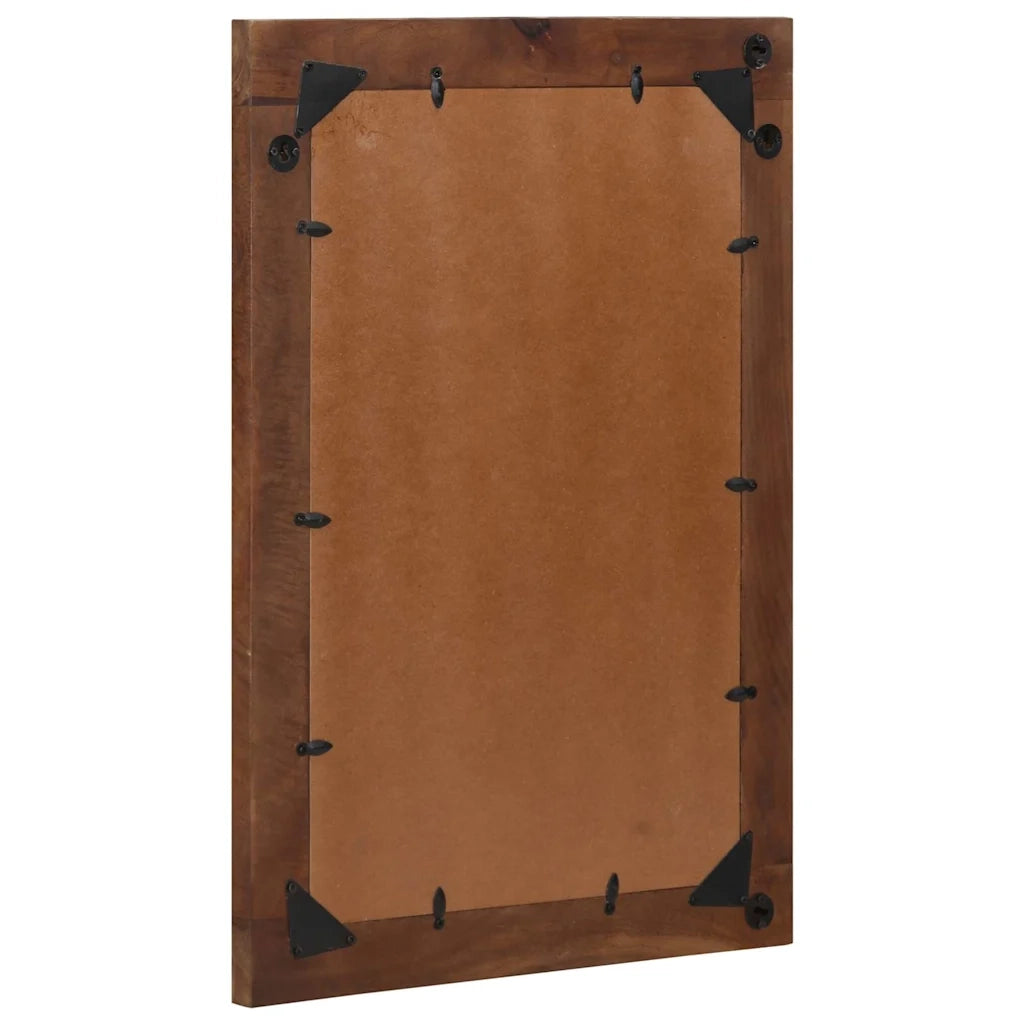 Specchio da Bagno | Specchio decorativo con specchio Marrone miele 70 x 50 x 2,5 cm