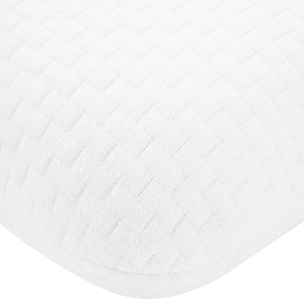 Cuscino da Letto Bianco 74 x 39 x 13 cm Schiuma Memory 42020226