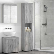 Set di Armadi da Bagno TULUM Grigio Sonoma 37 x 31,5 x 203 cm 880357