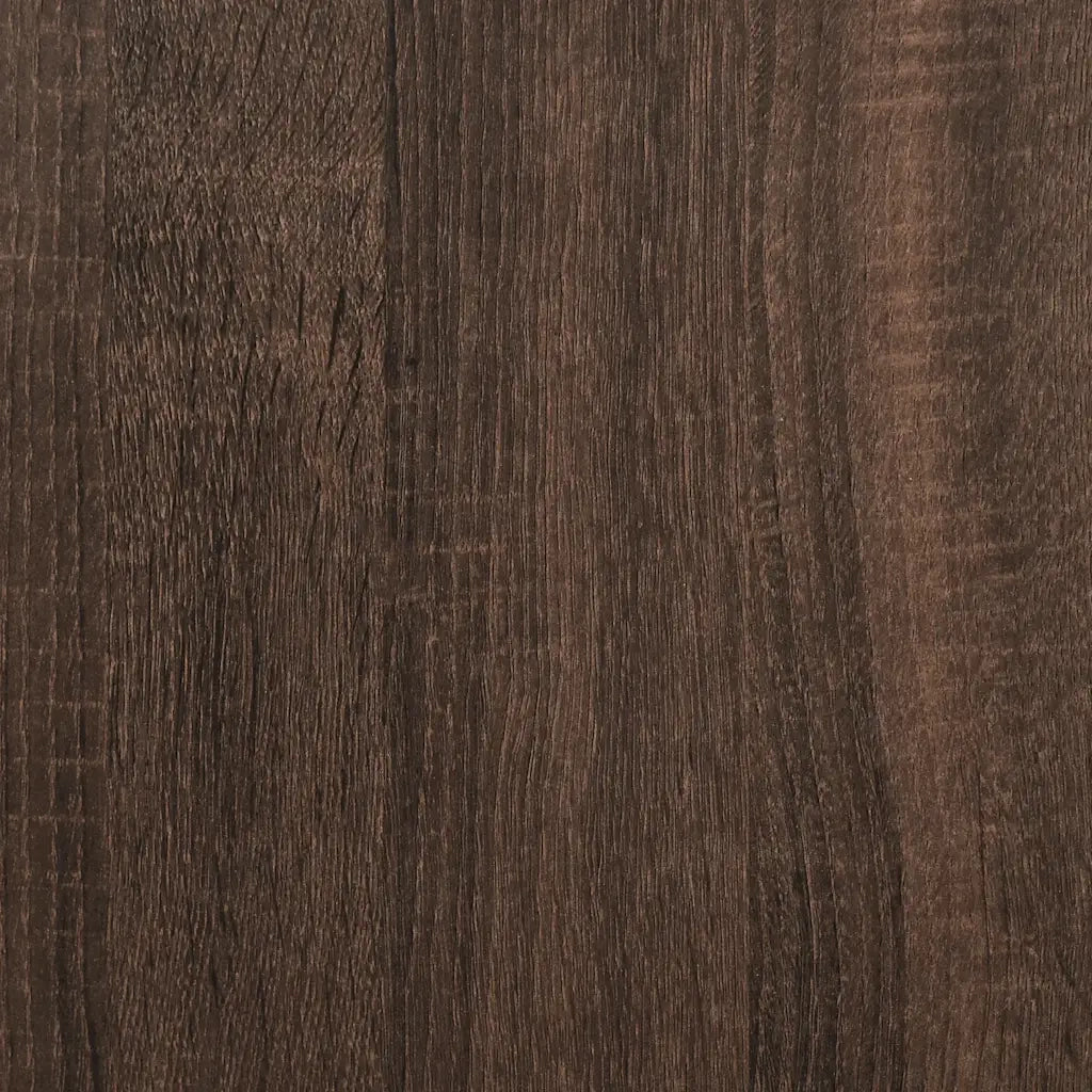 Scarpiere 2 pz Impilabili-Set di 2 Scaffale per scarpe Rovere Marrone 89,5x30x40 cm