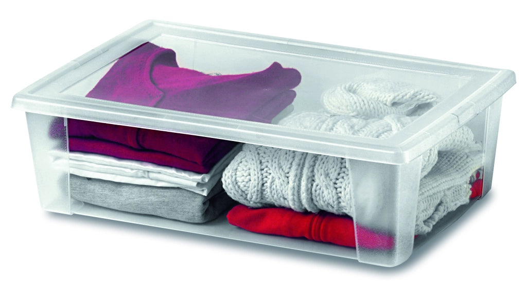 Stefanplast CONTENITORE MULTIUSO Lt.10 - cm. 36,5x25,5x14 h col. Trasparente