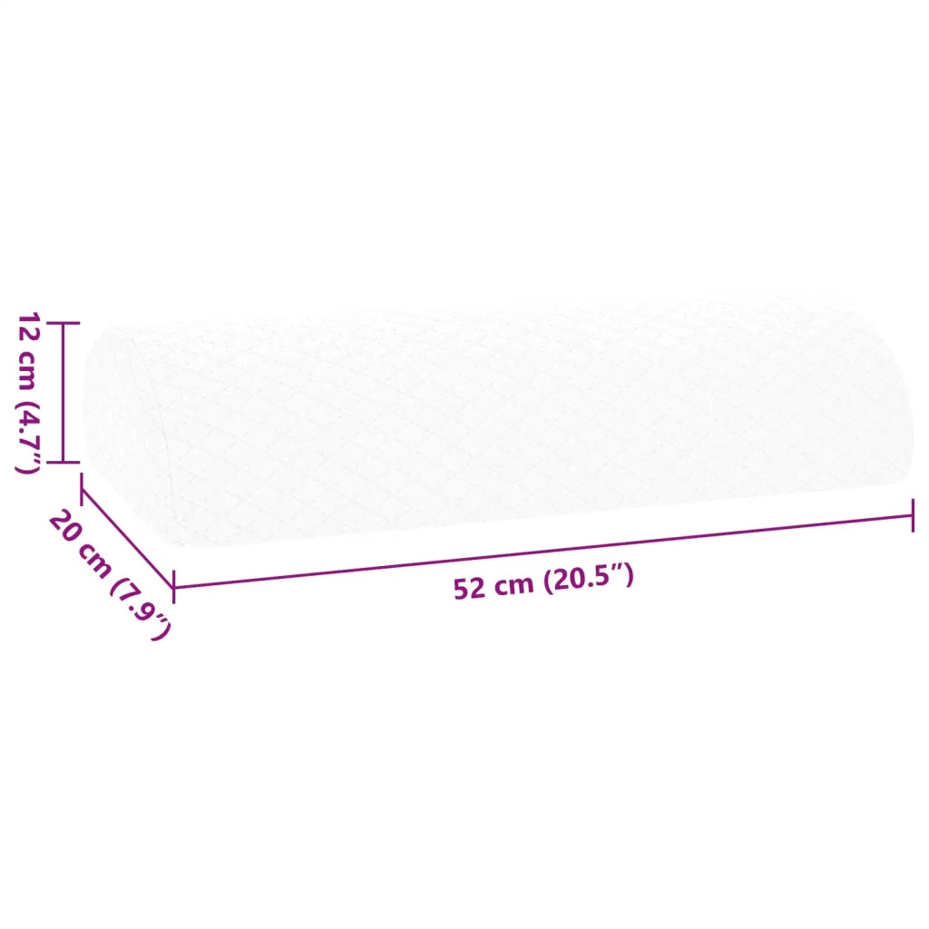 Cuscino per Gambe Bianco 52 x 20 x 12 cm Schiuma Memory 42020196