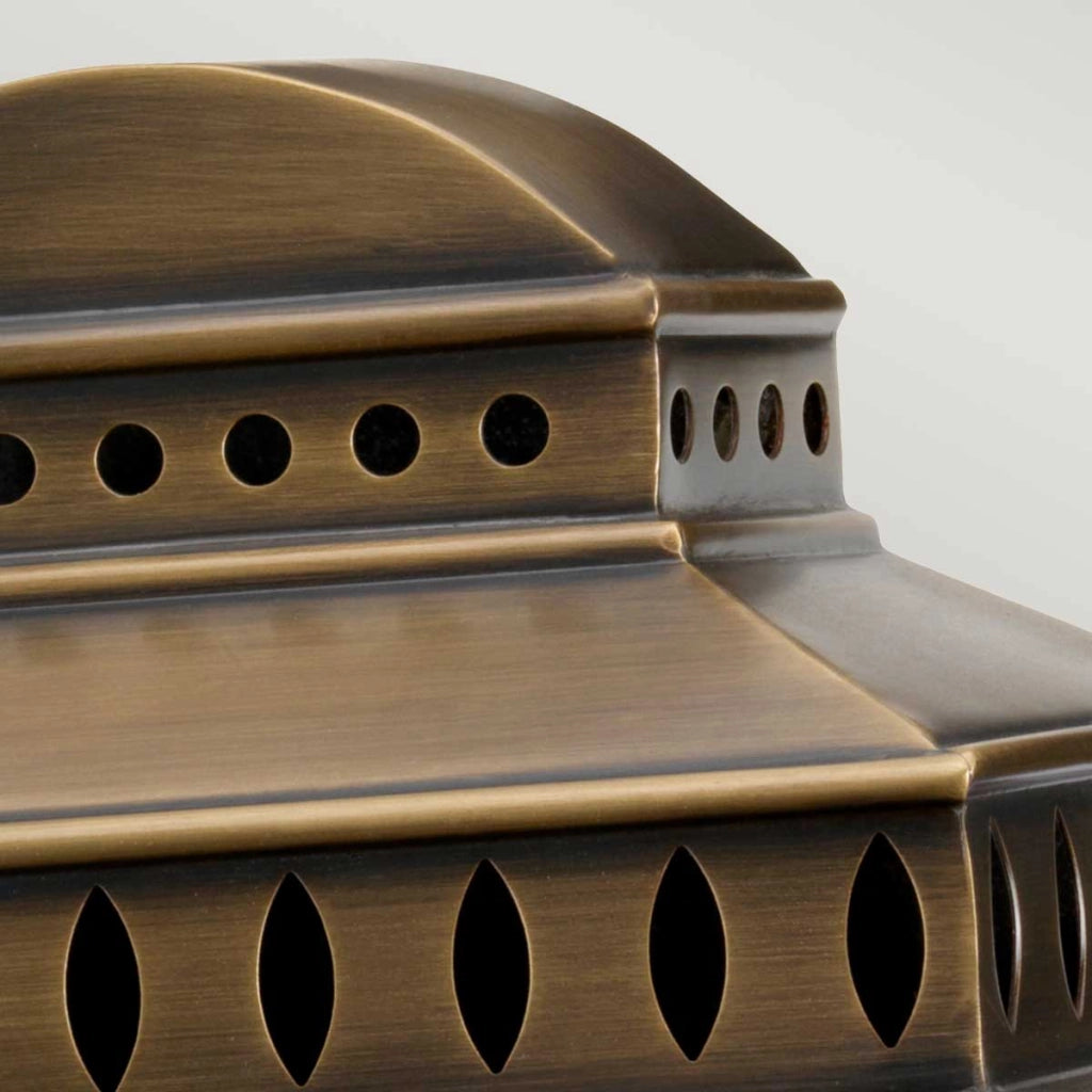 Applique esterna ottone anticato E27 60W Mansion House Elstead