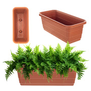 Vaso da fiori per balcone KADAX, 40 cm, rosso mattone.