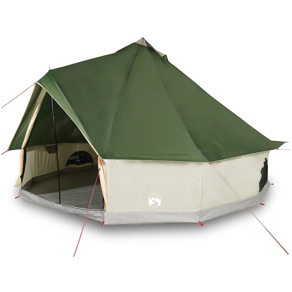 Tenda Familiare Tipi per 6 Persone Verde Impermeabile
