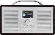 Radio FM e DAB+ Portatile con Bluetooth e Ingresso AUX in Legno