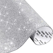 Sticker con diamanti brillanti - 2 mm - adesivo - decorativo - regalo - 40 x 24 cm - vetro