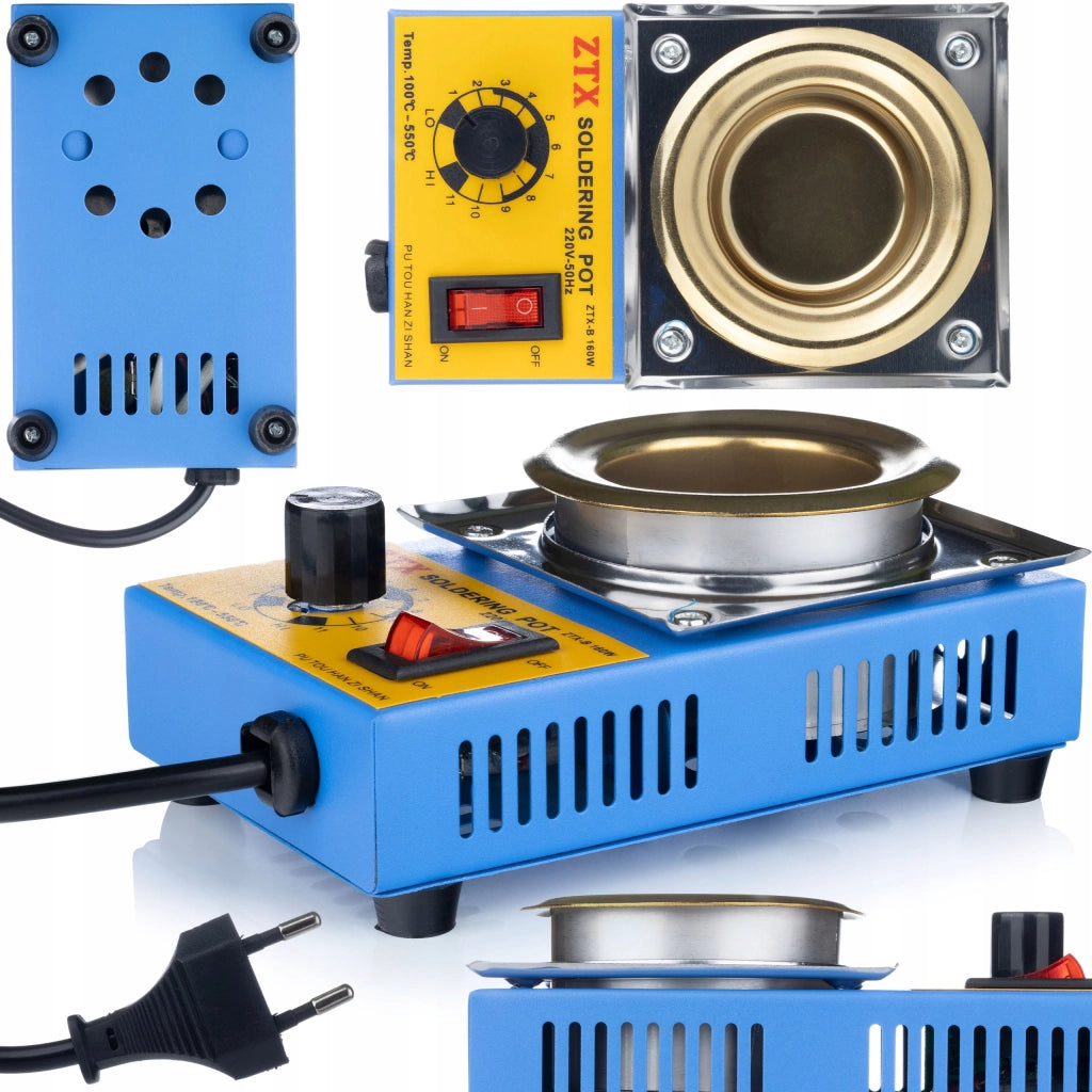 Tigelle Saldante Modello 21-B 160W – Riscaldamento Rapido, Precisione Alta | Diametro 50mm, Temperatura 100-550°C