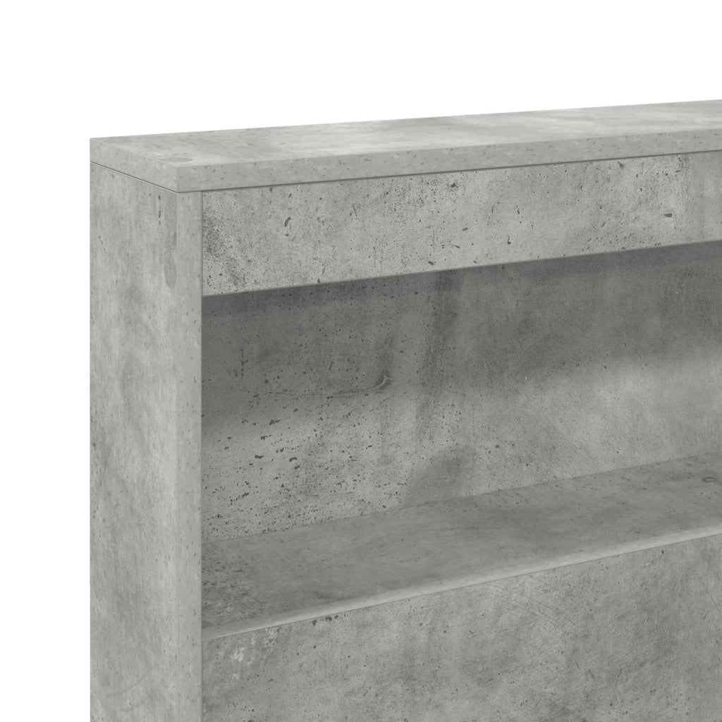 Testata contenitore Grigio cemento 75 cm Legno multistrato 3335528