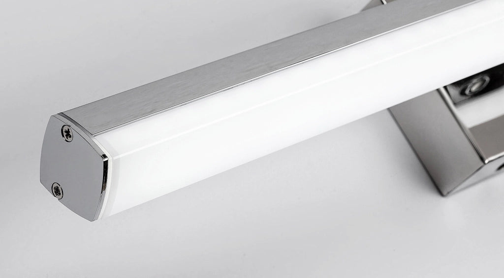 Applique bagno specchio LED 20W CCT dimmer IP44 cromata