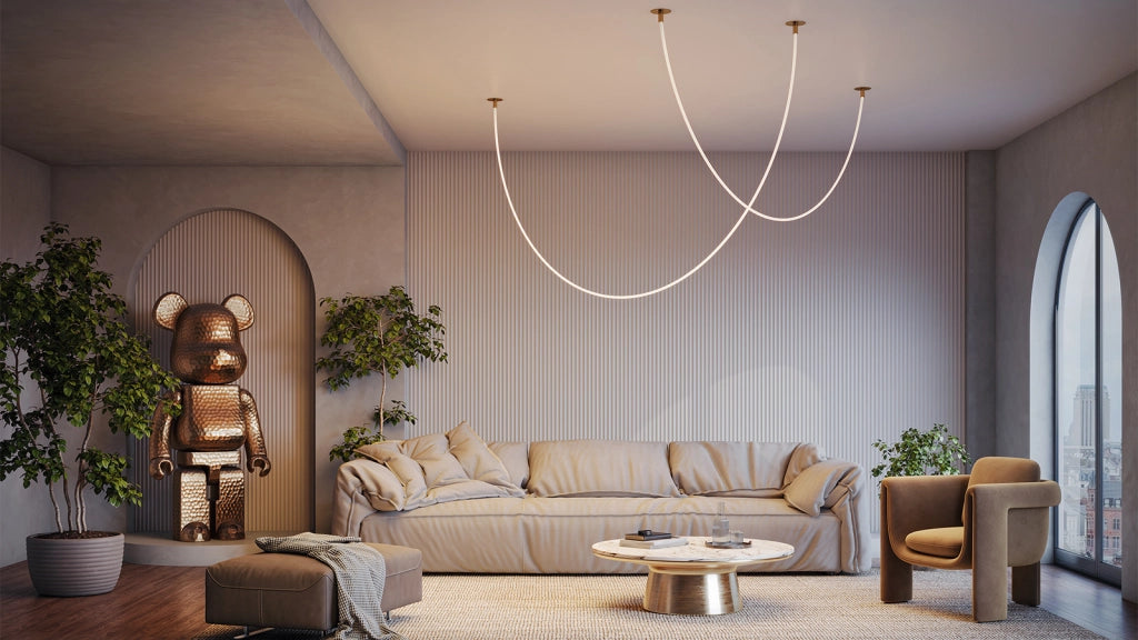 Lampada a sospensione Maytoni Tau LED 40W nera 3000K
