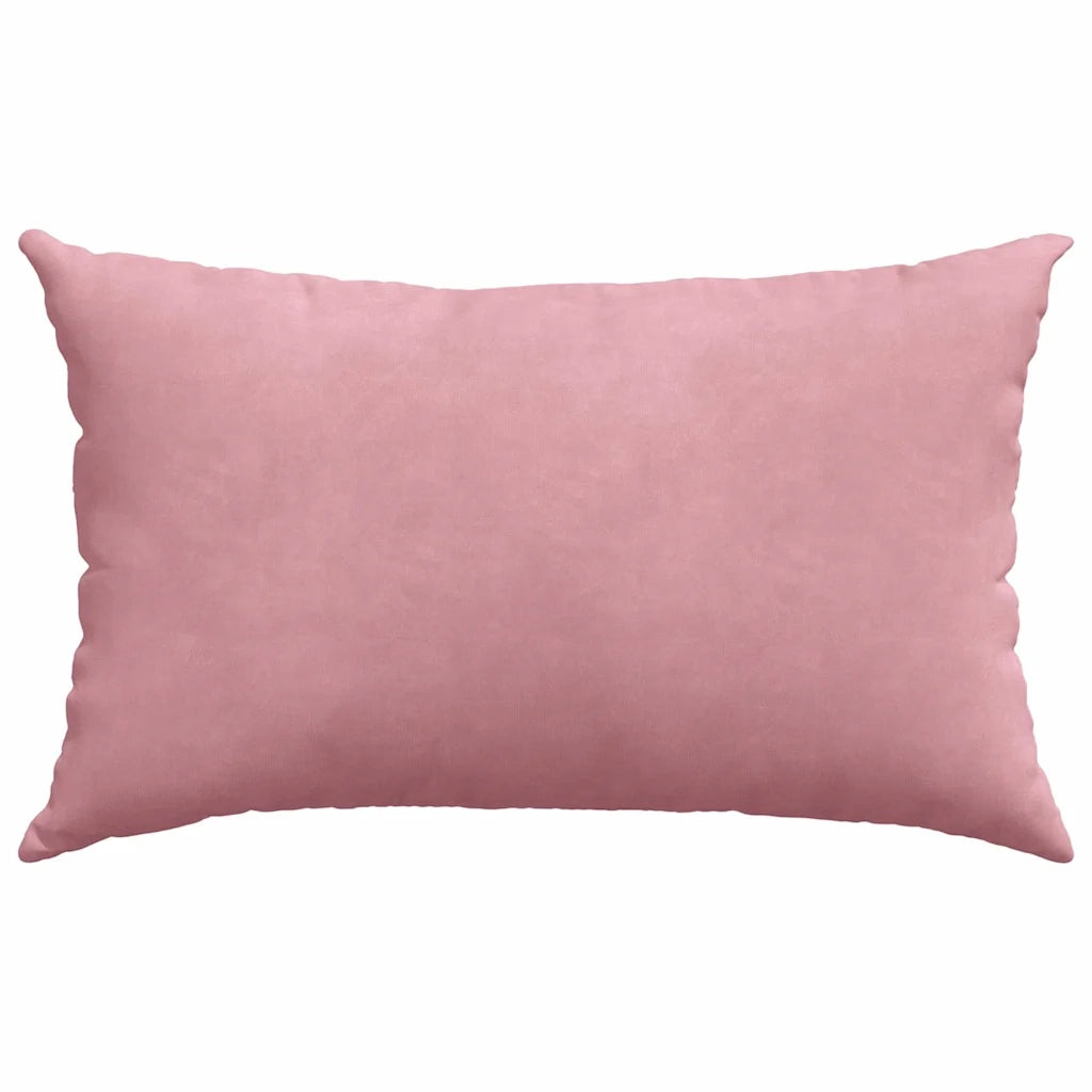 Cuscini da Divano 2 pz-Set di 2 Cuscini per Sofa Rosa 50 x 30 cm Tessuto in Cords