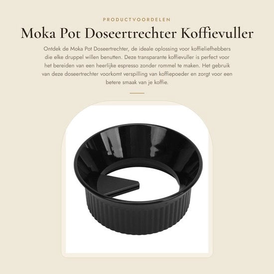 Distributore di Caffè Translucido - 150ml - Facile da Usare - Dispensatore di Caffè