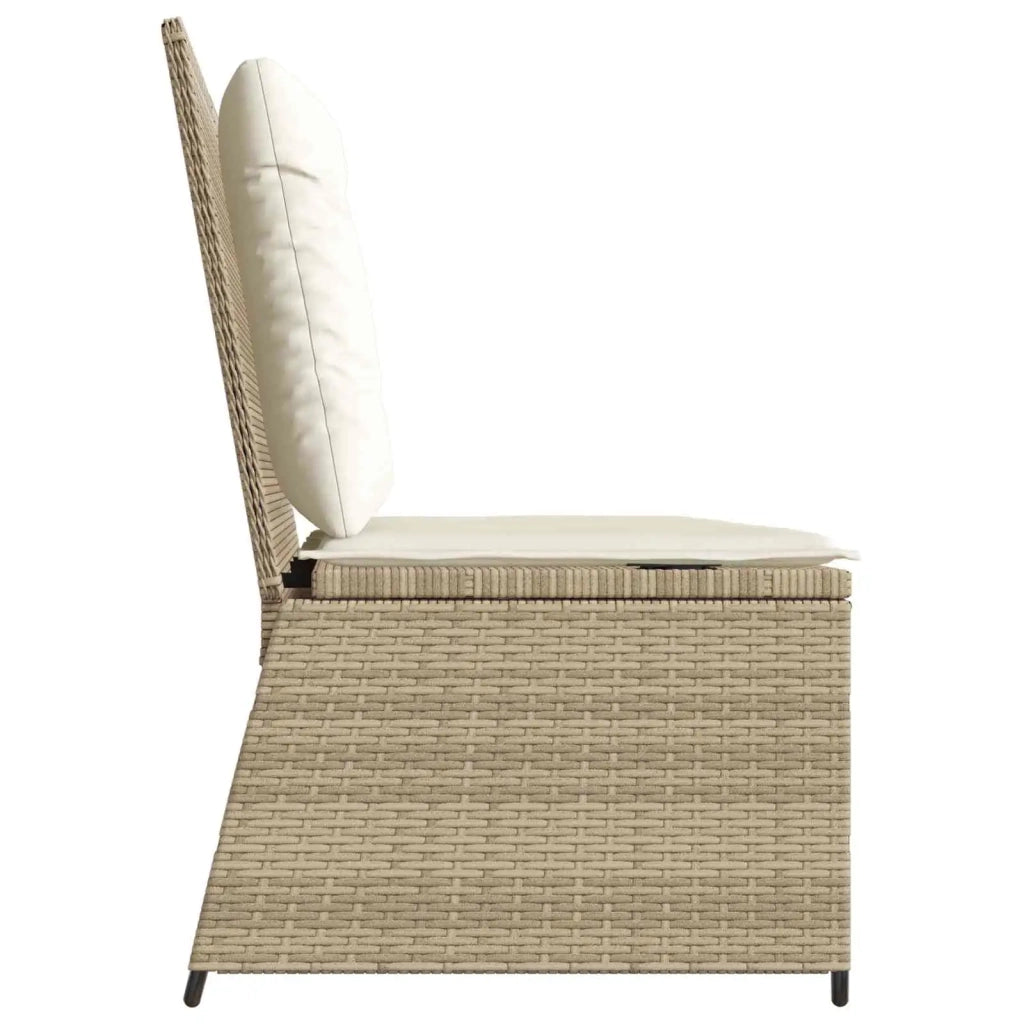Panchina da Giardino | Panca da Giardino Beige polyrattan