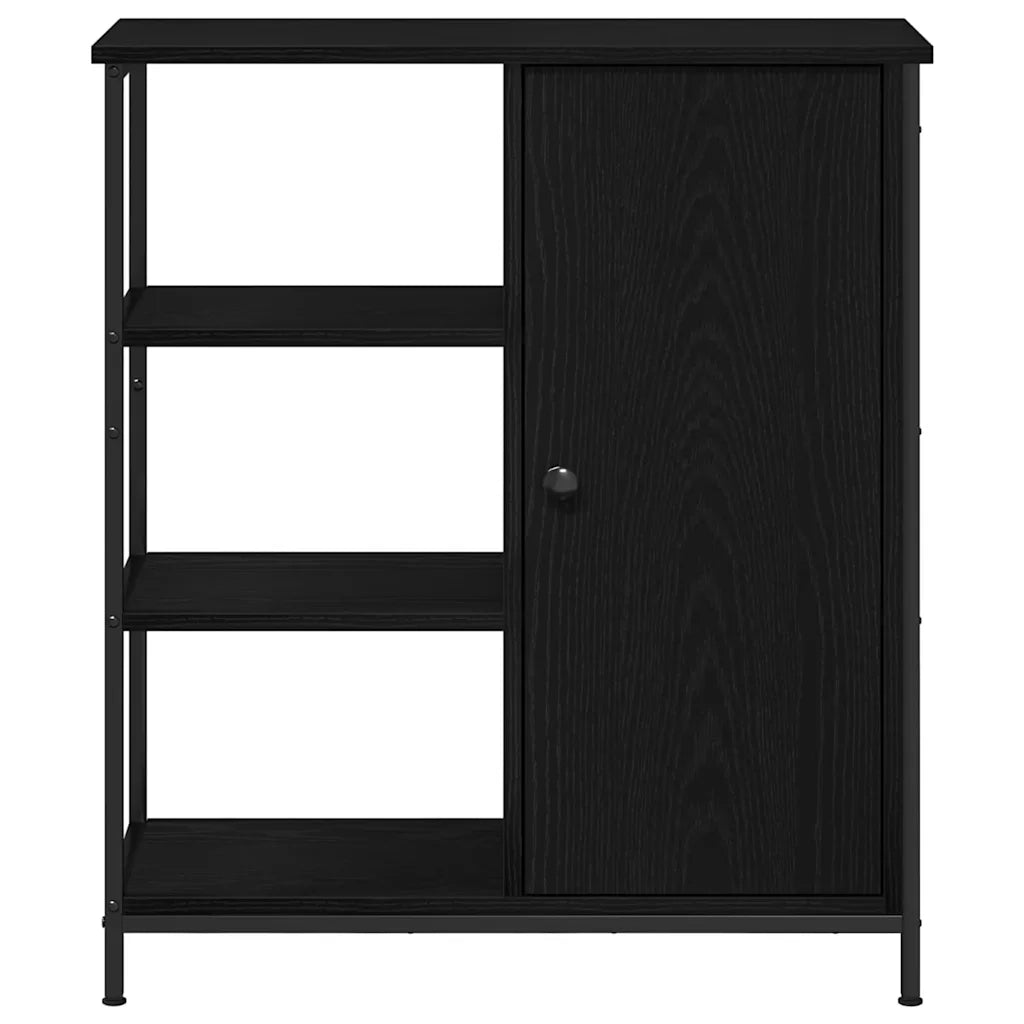 Credenza Rovere Nero 70 x 30 x 80 cm 869090