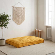 Cuscino per Divano Pallet Giallo 120 x 80 x 12 cm Tessuto 4019094